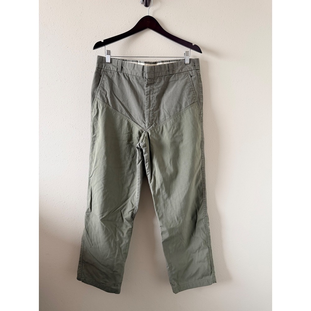 Vintage L.L.Bean USA Men's 32 Two Tone Leg Patch Field Pants Hunting Gorpcore